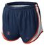 Illinois Fighting Illini Womens Blue Dri-FIT Tempo Running Shorts By Nike