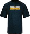 Indiana Pacers Adidas Navy Heather Authentic On-Court SS Practice Climalite Shirt