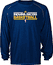 Indiana Pacers Dark Navy Heather Adidas Authentic On-Court Practice Climalite Performance Long Sleeve T Shirt