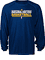 Indiana Pacers Dark Navy Heather Adidas Authentic On-Court Practice Climalite Performance Long Sleeve T Shirt