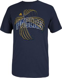 Indiana Pacers Navy NBA Basketball Short Sleeve T Shirt by Adidas