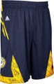 Indiana Pacers Navy NBA Pre-Game Authentic Basketball Shorts by Adidas