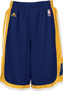 Indiana Pacers NBA Embroidered Tackle Twill Basketball Shorts By Adidas