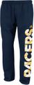 Indiana Pacers Navy Open Bottom Vertical Cut Fleece Sweatpants by Adidas