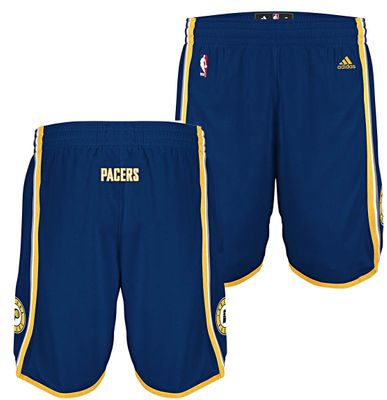 Indiana Pacers Youth Navy Replica Basketball Shorts by Adidas