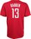 James Harden 13 Houston Rockets High Definition Select Replica T Shirt by Adidas