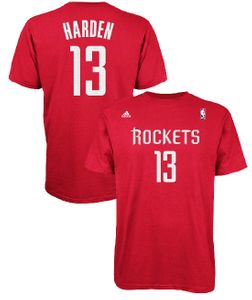 James Harden 13 Houston Rockets High Definition Select Replica T Shirt by Adidas