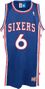 Julius Erving Philadelphia Royal 76ers Embroidered Throwback Basketball Jersey By Adidas
