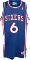 Julius Erving Philadelphia Royal 76ers Embroidered Throwback Basketball Jersey By Adidas
