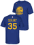 Kevin Durant 35 Adidas Golden State Warriors High Def Replica T Shirt