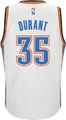 Kevin Durant Youth Oklahoma City Thunder White Replica Basketball Jersey