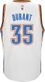 Kevin Durant Youth Oklahoma City Thunder White Replica Basketball Jersey
