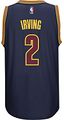Youth Kryie Irving Cleveland Cavaliers Navy Replica Basketball Jersey by Adidas
