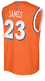 Youth Lebron James Cleveland Cavaliers Orange Adidas Hardwood Classic Nights Replica Basketball Jersey 