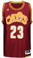Youth Lebron James Cleveland Cavaliers Wine Adidas Hardwood Classic Nights Replica Basketball Jersey