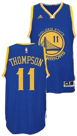 Klay Thompson Youth Golden State Warriors Adidas Blue Replica Basketball Jersey
