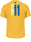 Klay Thompson Golden State Warriors Mens Gold Vertical Short Sleeve T Shirt