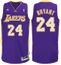 Kobe Bryant Los Angeles Lakers #24 Purple Swingman Basketball Jersey by Adidas