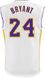 Kobe Bryant Youth White Replica Jersey by Adidas