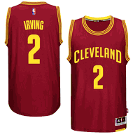 Kyrie Irving Youth Cleveland Cavaliers Wine Replica Basketball Jersey on Sale