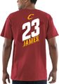 Lebron James Cleveland Cavaliers Mens Garnet 23 Possession T Shirt
