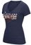 Ladies Cleveland Cavaliers Adidas Horizon Lines V Neck Tee Shirt