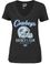 Ladies Dallas Cowboys Black Helmet Jill V Neck T Shirt