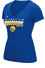 Ladies Golden State Warriors Adidas Horizon Lines V Neck Tee Shirt