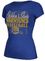 Womens Golden State Warriors Adidas Slim Fit Tee Shirt-Dimple Texture Shine