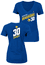 Ladies Stephen Curry Golden State Warriors Solid Recruit V Neck T Shirt