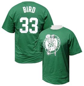 Larry Bird #33 Boston Celtics Players Throwback T Shirt