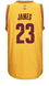 LeBron James Cleveland Cavaliers Gold Swingman Basketball Jersey by Adidas