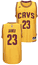 Lebron James Youth Cleveland Cavaliers Gold Replica Basketball Jersey by Adidas