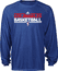 Los Angeles Clippers Adidas New Authentic On-Court Practice Climalite Performance Long Sleeve T Shirt