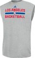 Los Angeles Clippers Grey Climalite Practice Sleeveless Shirt by Adidas