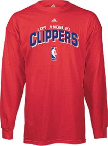 Los Angeles Clippers NBA Long Sleeve T Shirt By Adidas