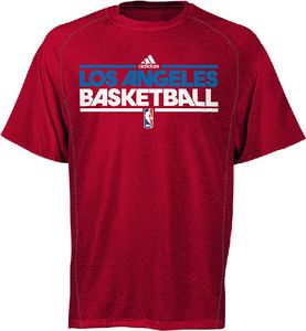 Los Angeles Clippers Red ClimaLite Performance Shirt by Adidas