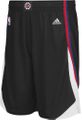 Los Angeles Clippers Black Alternate Embroidered Swingman Shorts By Adidas
