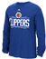 Los Angeles Clippers Royal Cut The Net Adidas Long Sleeve Tee Shirt