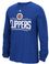 Los Angeles Clippers Royal Cut The Net Adidas Long Sleeve Tee Shirt