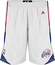 Los Angeles Clippers White Embroidered Swingman Shorts By Adidas