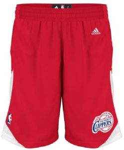 Los Angeles Clippers Youth 8" Inseam NBA Replica Basketball Shorts By Adidas
