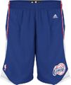 Los Angeles Clippers Youth Royal Inseam NBA Replica Basketball Shorts By Adidas