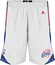 Los Angeles Clippers Youth White Inseam NBA Replica Basketball Shorts By Adidas