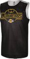 Los Angeles Lakers Black Overtime Hustle Tank Top by Adidas