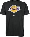Los Angeles Lakers Black Primary Logo T Shirt by Adidas