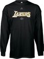 Los Angeles Lakers Golden Logo Long Sleeve T Shirt by Adidas