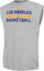 Los Angeles Lakers Grey Climalite Practice Sleeveless Shirt by Adidas