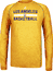 Los Angeles Lakers Heather Gold Climalite Practice Long Sleeve Shirt by Adidas