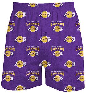 Los Angeles Lakers Men's Supreme Boxer Shorts by Concepts Sports